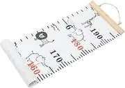 CHICAMPERA Wall Hanging Growth Chart for Cute Animal Pattern Height Measurement Chart for Playroom Wall Decor Removable and Practical Height Chart for Decoration
