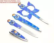 BABUSHKA GLAM PACK OF 4 TWEEZERS SCISSOR CLIPPER FILE
