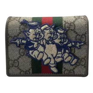 GUCCI Card Case三隻小豬短夾零錢包