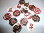 Pre Cut One Inch CAROLINA GAMECOCKS FREE SHIP