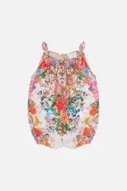 BABIES TIE SHOULDER ROMPER SEW YESTERDAY