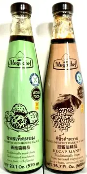 MegaChef Variety Pack (1 Premium Mushroom Sauce,1 Premium Sweet Dark Soy Sauce)