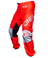 Oneal Matrix Ridewear Motocross Pants, red, Size 32 for Men