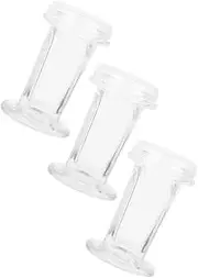 BUGUUYO Wide Mouth Glass Staining Jars Lids 60ml 5 Slide Equipment for Biology