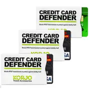 3pk Credit/Smart Card Defender RFID Shield/Shielding Theft Protection Security