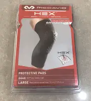 McDavid HEX TUF 6446X Leg Sleeve / Pair Large Basketball Football Netball
