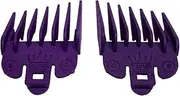 [Taper King] Hair Clipper Guide Comb Guard Set - Fool Proof Tapers & Fades at Home! Amethyst - #2 to #4 - Compatible with Oster/Andis Clippers!