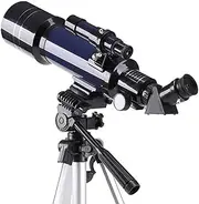 Refractor Telescope,Telescope for Kids Adults Astronomy Beginners 70mm Telescopes,700mm Focal Length 120X MagnificationScope Refractor Telescopes,Blue