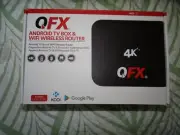 QFX ABX-12: Android TV Box & Ultra Thin HD TV Antenna w/ Remote Control - Black