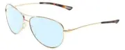 Smith Optics Langley Unisex Aviator Multi-Focus Blue Light Glasses in Gold 60 mm