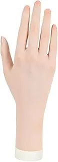 Abbraccia Mannequin Hand Nail Training Hand Practice Manicure Nails Hand Jewelry Display Holder Realistic Female Hand for Photo Props, Right Hand