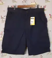 Carhartt Force Broxton Cargo Shorts Men 36x11 Blue Ripstop 103645 NVY United