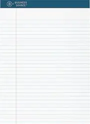 Business Source 8-1/2x11 Premium Writing Pad
