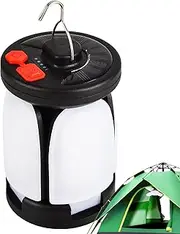 USB Solar Camping Light - Solar Dimmable Lantern Camping Light Foldable | Night Safety Novelty Lighting Temporary Phone Charger for Travelling, Car Repair