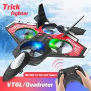 S98 Radio-Controlled Aircraft 2.4G Gravity UAV Remote Control Fighter EPP Foam Glide Model Aircraft Toy Gift Color Red