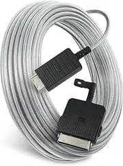 [Tjyuze] VG-SOCR15/ZA one Connect Cable Compatible with Samsung QLED 4K The Frame TV 15m/49ft Fiber Optics for QN43/50/55/65/75/85LS03RAF/LS03BAF/LS03TAF/LS03DAF