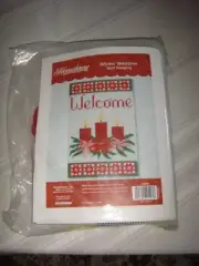 Herrschners Plastic Canvas Winter Welcome Wall Hanging