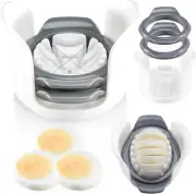 YZC Egg Slicer for Hard- Boiled Eggs - Multipurpose Strawberry Slicer Stainless