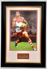 Lance Buddy Franklin Signed Framed AFL Swans