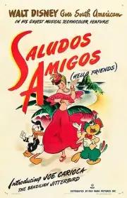 The Three Caballeros movie poster (e) : 11 x 17 inches : Saludos Amigos poster