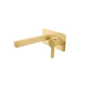 ADP Martini Ritz Wall Basin Set Brushed Gold JTAPWBMARBG