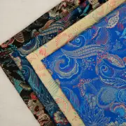 Brocade Satin Chinese Fabric Jacquard Fabric for Sewing Kimono and Cheongsam DIY