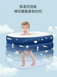 在飛比找樂天市場購物網優惠-充氣泳池 嬰兒游泳池寶寶游泳池家用兒童可折疊充氣大型加厚游泳