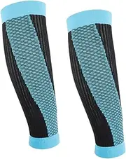 [SUPVOX] 1 Pair Breathable Compression Socks for Men Football Leg Sleeves for Men Calf Sleeves for Women Running Basketball Leg Warmers