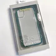 New Heyday iPhone 11, XR Clear Protective Case with Bright Blue Bumper