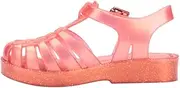 [mini melissa] Possession Kids Sandal - Comfortable Fisherman Style Kid's Jelly Shoes for Toddlers and Girls, Adjustable Fit