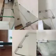 Adjustable(6mm-12mm) Glass Clamps Shelf Holder Shape Brackets