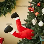 聖誕樹裝飾 毛絨門裝飾 聖誕老人精靈腿 聖誕裝飾家居掛飾 聖誕掛飾 聖誕節 聖誕佈置