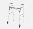 PreserveTech™ Deluxe Folding Two-Button Walker With 5" Wheels Item # 10210-1