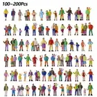 Model People Figure Railroad Railway Trains Building Layout Decoration