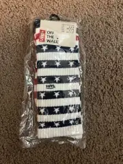 Vans Off The Wall Crew Socks - the Vans Flame sock and the American Flag