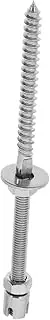 VANZACK Stainless Steel Trellis Screw Durable Wire Rope Anchor for Climbing Plants Easy Installation for Garden Support of Vines Roses and Cucumbers Wire Rope