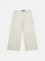 GUESS White Denim Culotte Pants Size: 14, Cotton