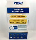 Veva Premium HEPA Filters 2 Pack Compatible With HP01, HP02, DP01 Air Purifier