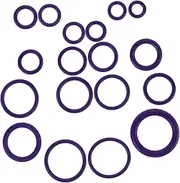 SOLUSTRE Kit 270-piece Assortment Sealing for Car Air Conditioner Automotive Car Repair Parts Rubber