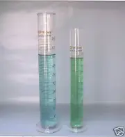 2 GRADUATED CYLINDER BOROSILICATE GLASS 500 mL 250 mL MEASURING 500mL 250mL LAB