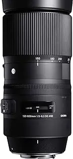 [Sigma] 4745955 150-600mm f/5-6.3 DG OS Contemporary Optical Lens for Nikon, Black