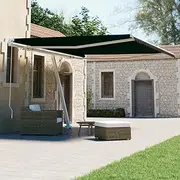 Generic Freestanding Manual Retractable Awning 450x300 cm Anthracite