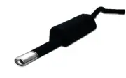 muffler for Audi A4 B5 Avant 1.8i 92kW 125HP 1994-2001 Single Oval Tip 95x65mm