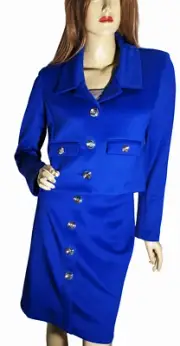 Shelby Rose New York Single Breasted Blazer & Skirt 2pc Suit Size 6