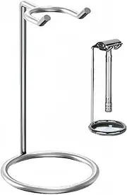 Long Handle Shaver Holder,Stainless Steel Shaver Storage Stand - Display Stand Storage Rack, Long Handle Shaving Portable Counter Organizer, Bathroom Accessories