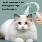 Static-free Pet Brush Hair Detangler Rechargeable 3-in-1 Cat Steam for Shedding