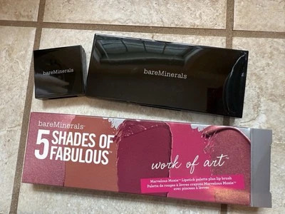 BareMinerals 5 Shades of Fabulous Marvelous Moxie Lipstick Palette, NIB
