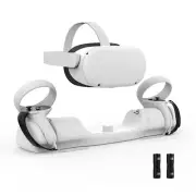 Magnetic Charging Dock Charger Station Base for Quest 2 VR Headset Controller