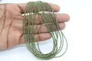 AAA Rare Green Diamond Faceted Rondell Natural Diamond Beads For Making Jewelry