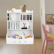 3-Tier Bookcase Display Storage Book Shelf PVC Organizer For Children Kid Home